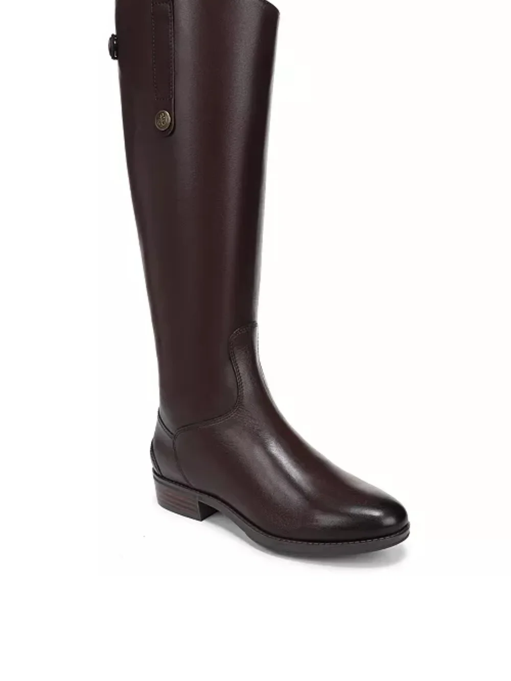 Tall Women's Knee High Riding Boot in Dark Brown